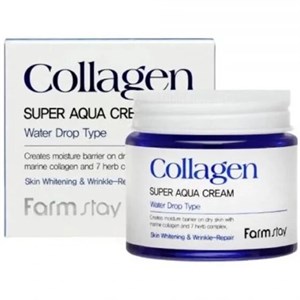 کرم کلاژن سوپر آکوا فارم استی حجم 80 میل | Farmstay Collagen Super Aqua Cream