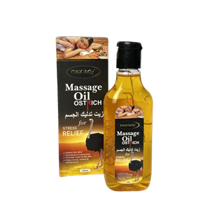 روغن ماساژ شترمرغ اصل Max Lady | حجم ۱۰۰ میلی‌لیتر  ماساژ عضلانی و جنسی تحت لیسانس انگلستان