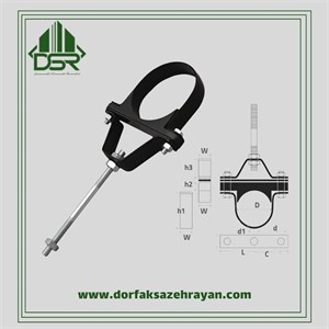 بست ریگلاژی سایز 1/2 1 اینچ