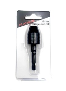 سه نظام اتومات فلزی 6mm با دنباله 6mm پلاتینیوم