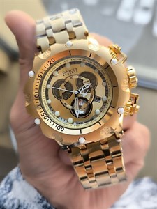 ساعت مردانه  مارک INVICTA  ✅رنگ ثابت ✅سه موتوره فعال ✅تقویم دار ✅قطب نما ✅هک مارک روی قفل