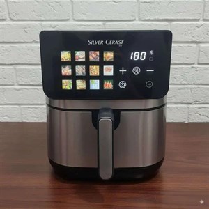 محصول سرخ کن بدون روغن سیلور کرست مدل SCS3040 ظرفیت ۱۵ لیتر-تمام استیل ا Silver Cerast SCS-3040 Air Fryer 15L