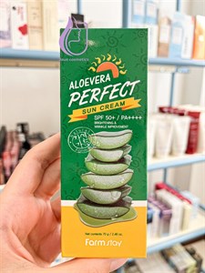 ضد آفتاب آلوئه ورا فارم استی Farm Stay Aloe Vera Perfect Sun Cream
