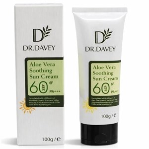 کرم ضد آفتاب 60 SPF دکتر دیوی بی رنگ و بسیار سبک ضد لک و ضد جوش ضد حساسیت و قرمزی پوست