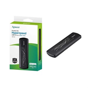 هارد Apacer SSD مدل AS722 Hyperspeed ظرفیت 1TB – مشکی (گارانتی متین)