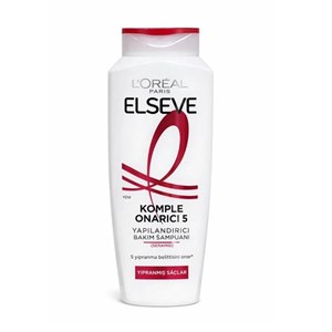 شامپو لورال Loreal Elseve سفید برای موهای آسیب دیده مدل Komple Onarıcı حجم 300 میل