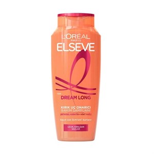 شامپو لورال Loreal Elseve نارنجی برای موهای آسیب دیده و بلند مدل Dream Long حجم 300 میل