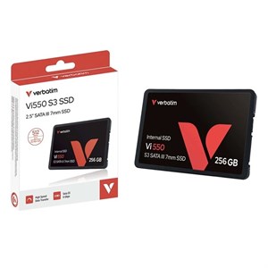 هارد Verbatim SSD مدل Vi550 S3 ظرفیت 256GB – مشکی (گارانتی متین)