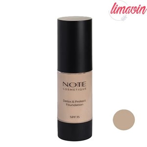 کرم پودر مایع spf 15 نوت شماره 9 مناسب برای انواع پوست حجم 35 میلی لیتر