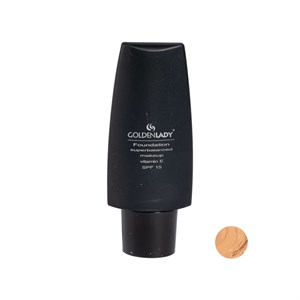 کرم پودر مایع SPF 15 گلدن لیدی مدل Toffee شماره 03 مناسب برای انواع پوست حجم 30 میلی‌لیتر