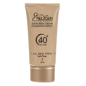 کرم پودر ضد آفتاب مدیسان مدل Light Beige حجم 30 میلی لیتر