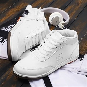 کتونی کلوین کلاین کلاسیک سفید اسپرت مردانه و زنانه سایز 37 تا 4۷