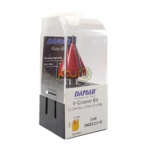 تیغ وی شکل 45 درجه قطر 22.2 دامار کارگیر 31 کد DM-NX082223-45