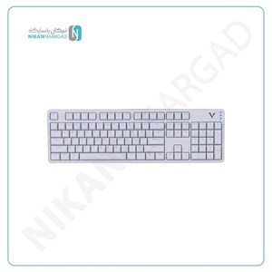 کیبورد گیمینگ سیم دار رپو مدل RAPOO V500 PRO سفید