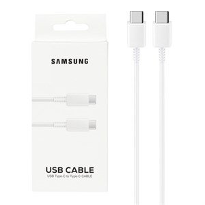 کابل شارژ SAMSUNG Type-C to Type-C مدل S23 PD - سفید - DST (گارانتی شش ماهه) - درجه یک