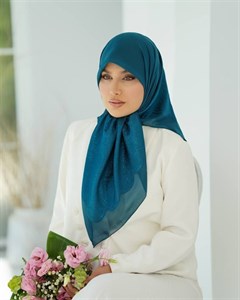 روسری حریر گل برجسته - t10612