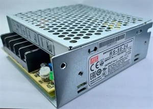 منبع تغذیه کف خواب 24 ولت 2٫2 آمپر MeanWell مدل LRS-50-24 