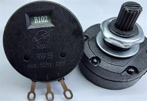 ولوم تک 3 پایه 1 کیلو POTENTIOMETER RVS28 B102