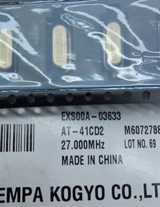کریستال 27 مگاهرتز (ORIGINAL) Crystals 27MHZ SMD