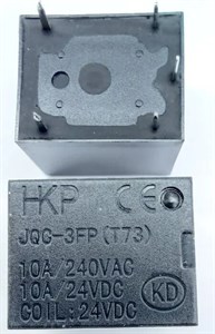 رله میلون 24 ولت 10 آمپر 5 پایه تک کنتاکت JQC-3FP-T73