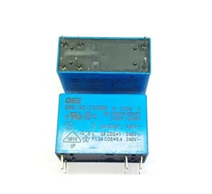 رله 12 ولت 5 آمپر2 کنتاکت 6 پایه  OMI-SS-212DM