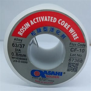 سیم قلع آساهی 0٫8 میلی متر100 گرمی ASAHI Solder Wire 0.8mm (100G)