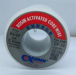 سیم قلع آساهی 0٫4 میلی متر100 گرمی ASAHI Solder Wire 0.4mm (100G)