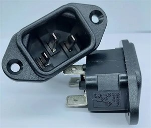 جک پاور نری پنلی با جای پیچ 10A 250VAC
