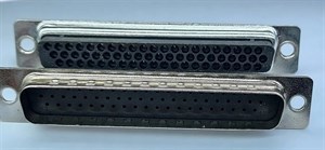 دی کانکتور 62 پین 3 ردیفه نری پین خور D-SUB 62 Pin Crimp 1.5mm Male