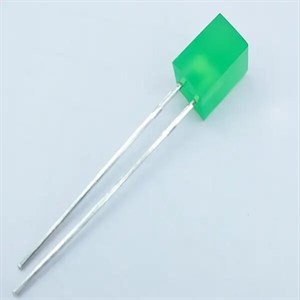 ال ای دی تخت مات سبز LED 5*5*7.5 GREEN