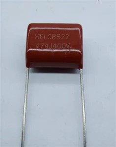 POLYESTER CAPACITOR 474J 470NF 400V P=15mm