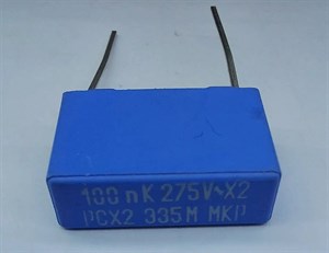 MKT CAPACITOR 100NF 275VAC X2