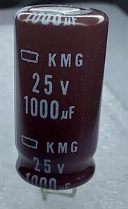 Aluminum Electrolytic Capacitors 1000UF 25V 10*20mm