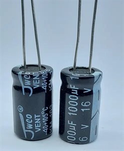 Aluminum Electrolytic Capacitors 1000UF 16V 10*17mm