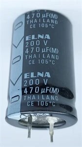 Aluminum Electrolytic Capacitors 470UF 200V 25*40mm