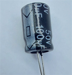 Aluminum Electrolytic Capacitors 100UF 50V 8*12mm BLACK
