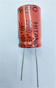 Aluminum Electrolytic Capacitors 2200UF 50V 16*26mm