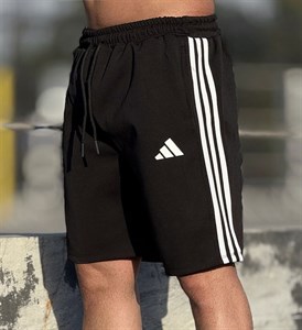 شلوارک آدیداس (Adidas) 3 خط 🩳 | پارچه غواصی لطیف (استایل لش)