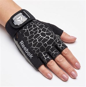دستکش بدنسازی ریبوک (Reebok) طرح‌دار 🏋️‍♀️ | مخصوص بانوان و دست‌های ظریف