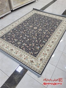 فرش افشان گل سرخ 700 شانه گل برجسته دودی