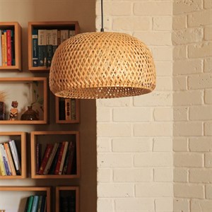 لوستر آشپزخانه حصیری بوهمی مدل Double Layer Lantern
