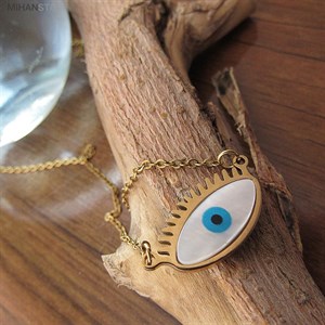 گردنبند زنانه چشم نظر کد 0200