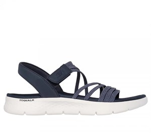 صندل زنانه اسکچرز Skechers Go Walk Flex 141473/NVY