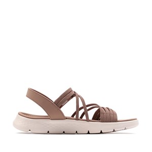 صندل زنانه اسکچرز Skechers Go Walk Flex 141473/TAN