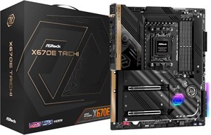 مادربرد ASRock X670E TAICHI، AMD X670، AM5، EATX، 4 DDR5، 2 USB4، HDMI، Wi-Fi 6E، LAN 2.5G، PD 3.0 27W، PCIe5، RGB، 4x M.2