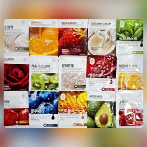 پک ماسک ورقه ای طرح کره ای 15 رایحه میکس