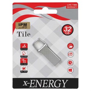 خرید‌ فلش X-ENERGY Tile USB2.0 Flash Memory - 32GB نقره ای (گارانتی مادام العمر IPM) ‌تاپ‌گارد