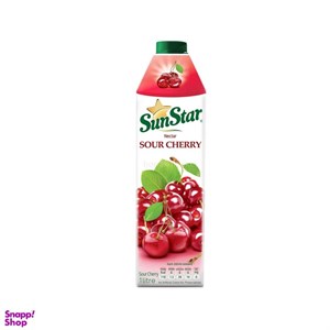 آبمیوه آلبالو سان استار 1 لیتری