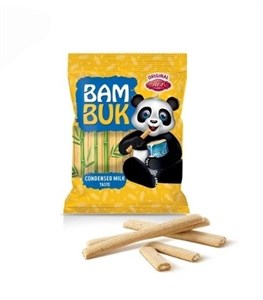 بیسکوییت رولی بام بوک کرم نارگیلی ABK مدل COCONUT TESTE حجم 200 گرم