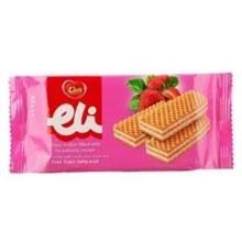 بیسکویت ویفر الی طعم توت فرنگی لینا